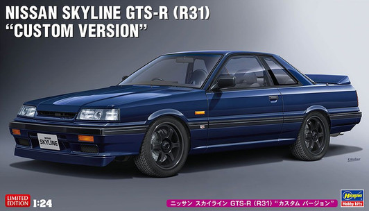 Hasegawa 1/24 Nissan Skyline GTS-R (R31) Custom Version Plastic Model