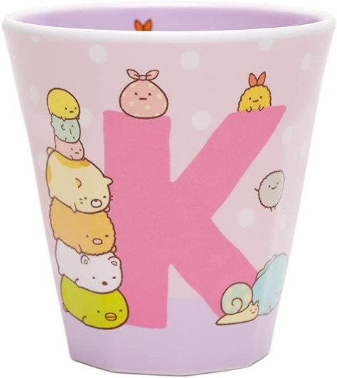 T's Factory Sumikko Gurashi Initial Melamine Cup K