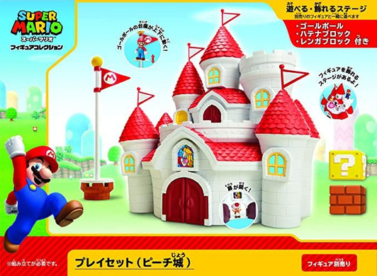 Ishikawa Toy Super Mario Playset Peach Stage