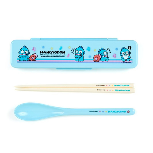 Sanrio Chopsticks and Spoon Set Hangyodon