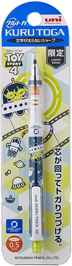 Mitsubishi Pencil uni Disney Kuru Toga Mechanical Pencil 0.5mm Toy Story 4 Alien AL Planet
