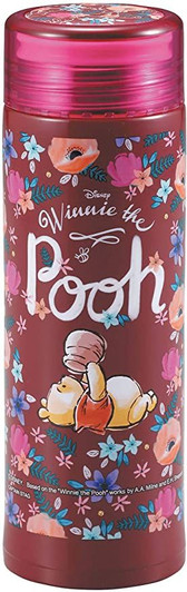 Pearl Metal Disney Lightweight Slim Personal Bottle 300ml Winnie The Pooh Burgundy Pearl Metal Disney Lightweight Slim Personal Bottle 300ml Winnie The Pooh Burgundy
