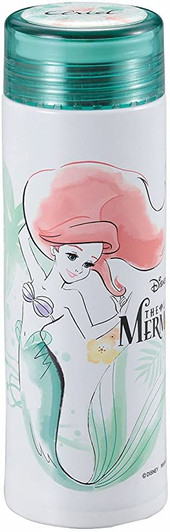 Pearl Metal Disney Lightweight Slim Personal Bottle 300ml The Little Mermaid
