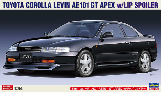 Hasegawa 1/24 Toyota Corolla Levin AE101 GT APEX w/ Lip Spoiler Plastic Model