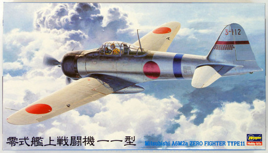 Hasegawa 1/48 Mitsubishi A6M2a Zero Fighter Type 11 Plastic Model
