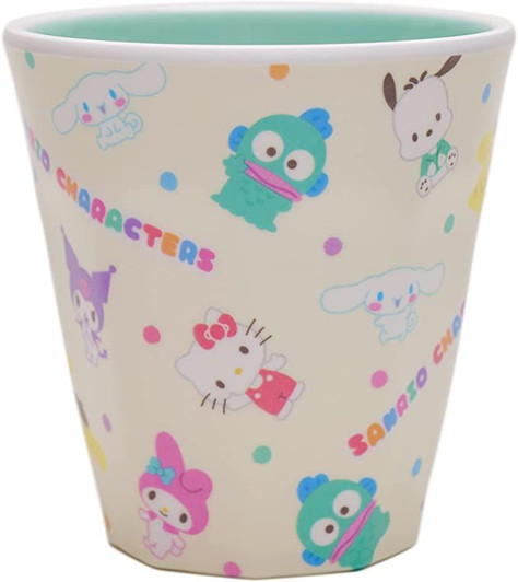T's Factory Sanrio W Melamine Cup Mix Sanrio Characters