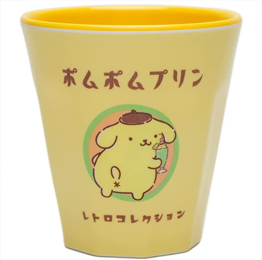 T's Factory Sanrio Melamine Cup Retro Pom Pom Purin
