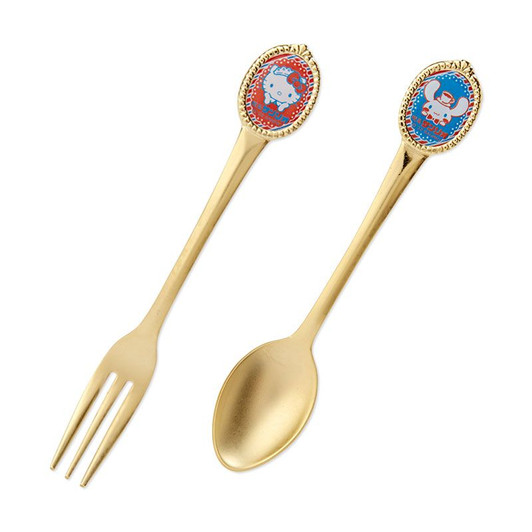 Sanrio Sanrio Characters Spoon & Fork (Cafe Sanrio 2nd Store)