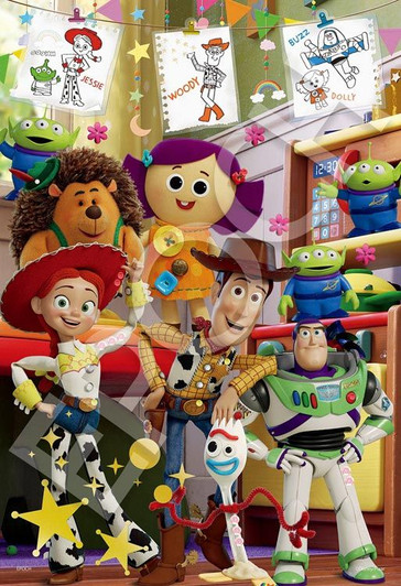Epoch 73-308 Jigsaw Puzzle Disney Toy Story -Drawing time- (Decoration Puzzle) (300 Pieces)