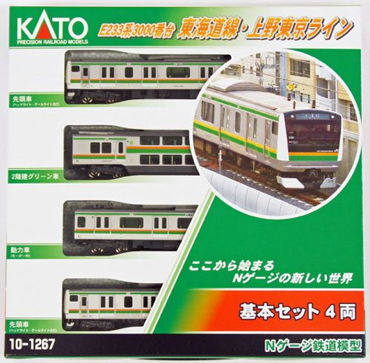 Kato 10-1267 JR Series E233-3000 Tokaido/ Ueno Tokyo Line 4 Cars Set (N scale)