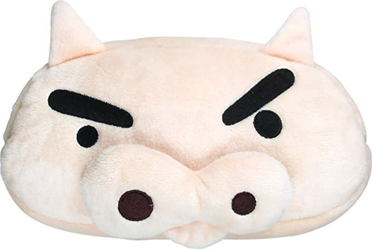 T's Factory Crayon Shin-chan Plush Face Pen Case Buriburizaemon