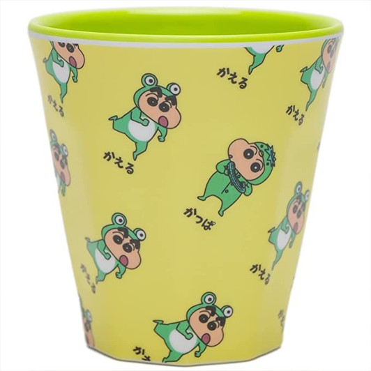 T's Factory Crayon Shin-chan Melamine Cup Transform Shin-chan Frog