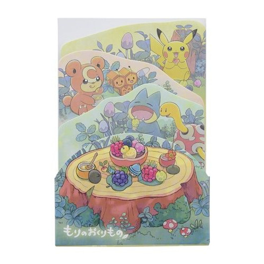 Pokemon Center Original Box Sticky Note 'Gift from Forest'