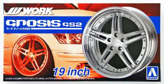 Aoshima Tuned Parts 1/24 RS Work Gnosis GS2 19inch Tire & Wheel Set
