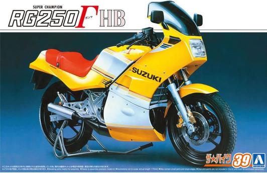 Aoshima The Bike 1/12 Suzuki GJ21A RG250 HB '84 Plastic Model
