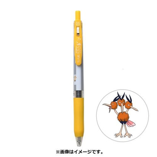 Pokemon Center Original SARASA Ballpoint Pen 0.5mm Pokemon Shirts Pattern Dodrio