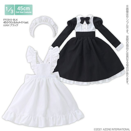 Azone FFC015-BLK 1/3 Classical Maid set (Black)