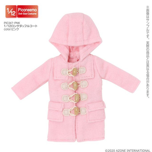 Azone PIC347-PNK 1/12 Picco Neemo Long Double Coat (Off-white)