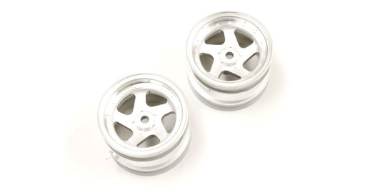 Kyosho OTH244SCB 5sp Wheel 43mm (Satin Chrome/2pcs/OPTIMA)