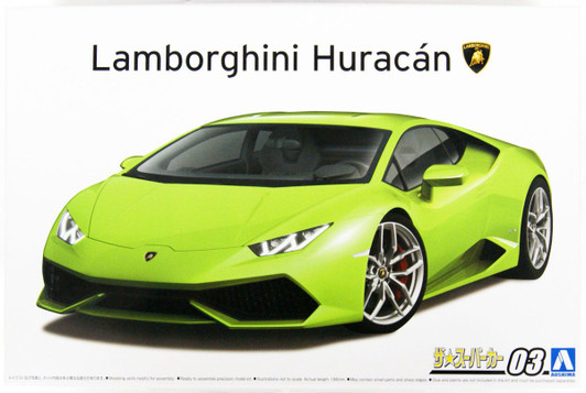 Aoshima The Super Car 1/24 Lamborghini Huracan LP610-4 2014 Plastic Model