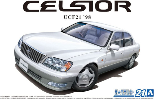 Aoshima The Model Car 1/24 Toyota UCE21 Celsior C type '98 Plastic Model