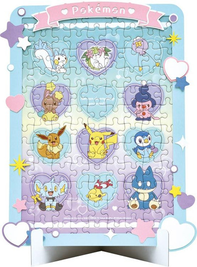 Ensky 108-DP04 Jigsaw Puzzle Pokemon Heart Bubble (108 Pieces)