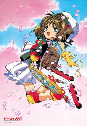 Ensky 300-1936 Jigsaw Puzzle Cardcaptor Sakura Cerberus & Sakura (300 Pieces)