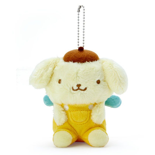 Sanrio Plush Mascot Holder Pom Pom Purin (Sanrio Laundry Day)