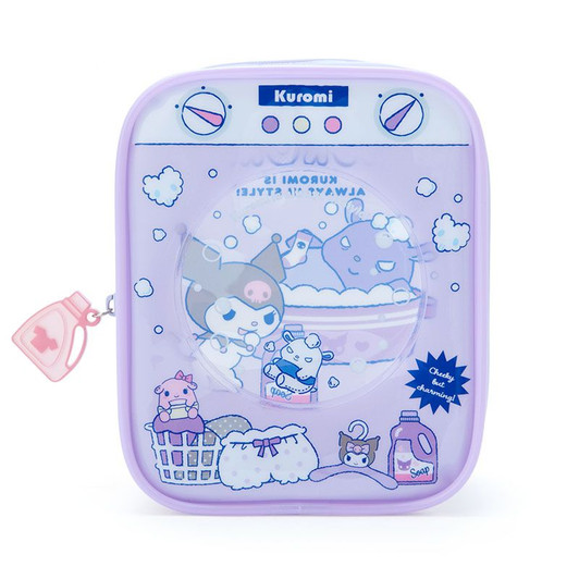 Sanrio Vinyl Pouch Kuromi (Sanrio Laundry Day)