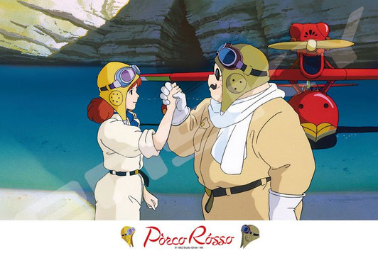 Ensky 300-601 Jigsaw Puzzle Studio Ghibli Porco Rosso Together (300 Pieces)