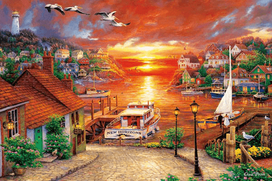 APPLEOne Jigsaw Puzzle 1000-788 Dominic Davison New Horizon (1000 Pieces)