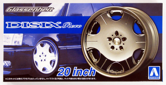 Aoshima Tuned Parts 1/24 Glassenheit Disix Revo 20inch Tire & Wheel Set