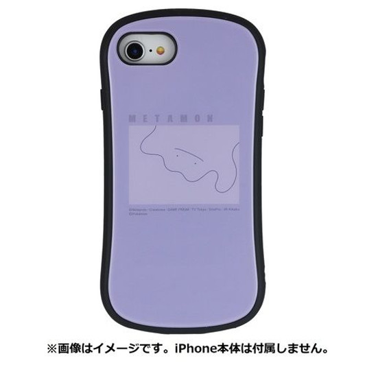 Pokemon Center Original iPhoneSE (3rd/2nd generation)/8/7/6s/6 Compatible Hybrid Glass Case Ditto