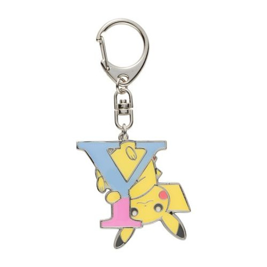 Pokemon Center Original Pikachu Alphabet Keychain - Y
