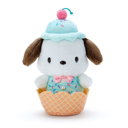 Sanrio Plush Toy Pochacco (Ice Cream Parlor)