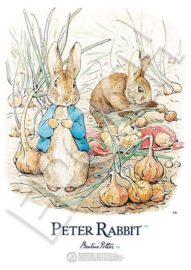 Epoch 04-020 Jigsaw Puzzle Peter Rabbit The Art of Beatrix Potter In an Onion Field (216 S-Pieces)