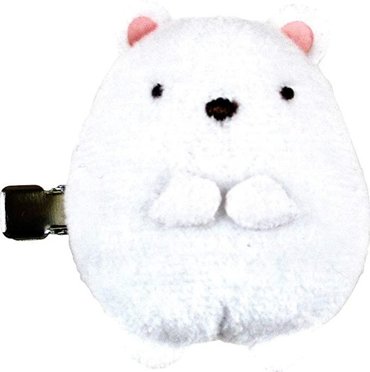 T's Factory Sumikko Gurashi Mascot Hair Clip - Polar Bear