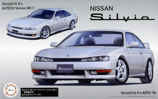 Fujimi Inch Up 1/24 Nissan Silvia S14 K's Aero or Autech Version Plastic Model