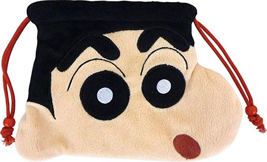 T's Factory Crayon Shin-chan Plush Drawstring Poach Shin-chan