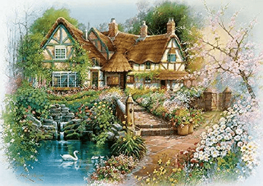 APPLEOne Jigsaw Puzzle 500-232 Andres Orpinas Tender Morning (500 Pieces)