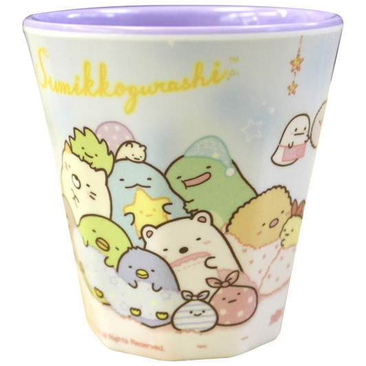 T's Factory Sumikko Gurashi Melamine Cup Sleepover Party Blue