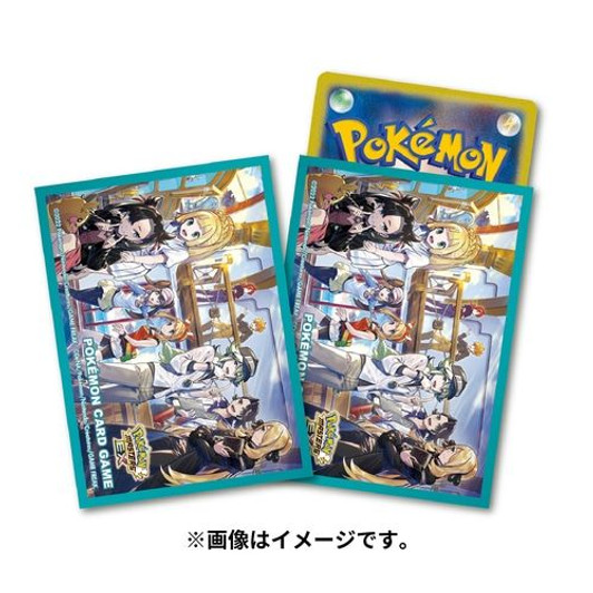 Pokemon Center Original TCG Deck Sleeves TRAINERS Salon!!