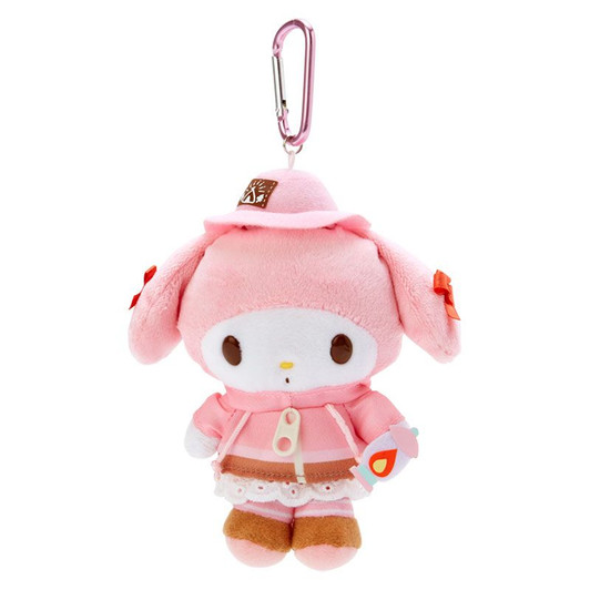 Sanrio Plush Mascot Holder (Cute Camping) My Melody