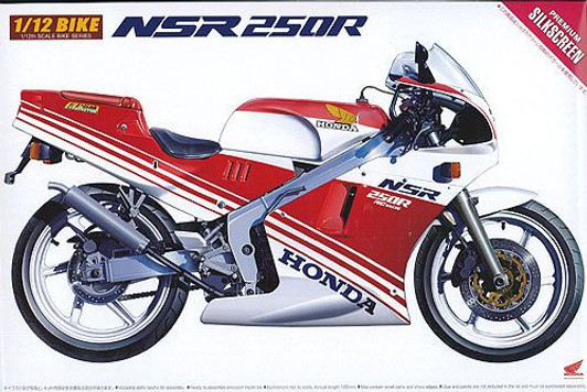 Aoshima Bike 1/12 Honda NSR250R 1988 Plastic Model