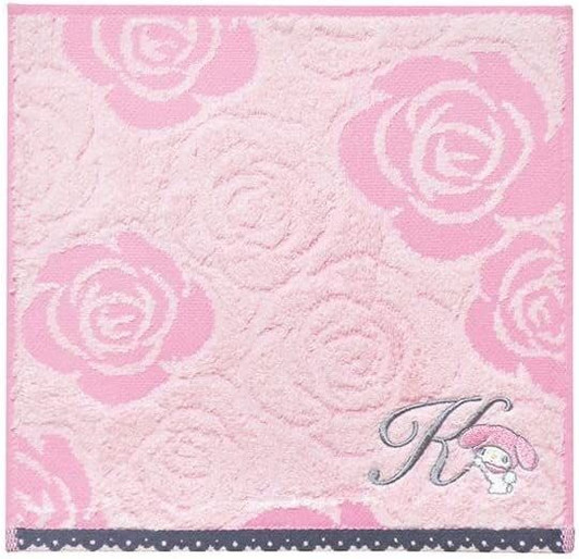 Marushin My Melody Mini Towel - Initial Rose My Melody (K)