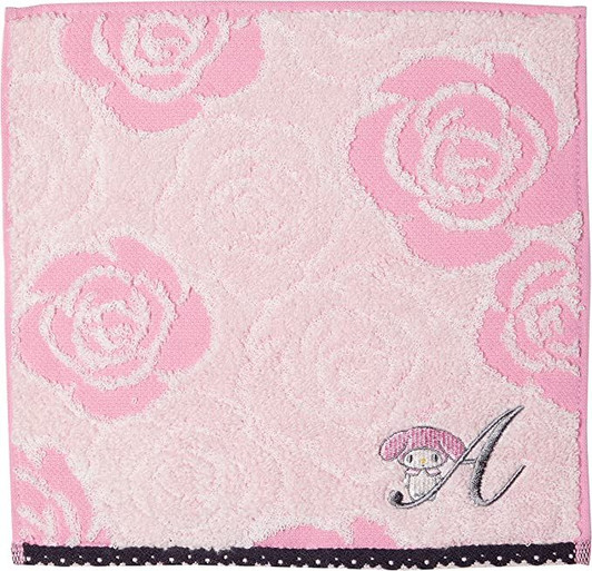 Marushin My Melody Mini Towel - Initial Rose My Melody (A)