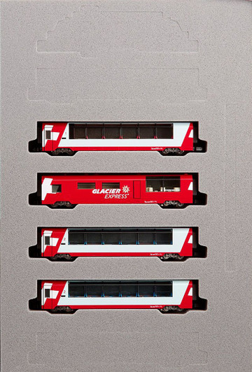 Kato 10-1146 Swiss Alps Glacier Express 4 Cars Add-on Set (N scale)