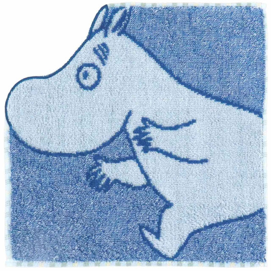 Moomin Towel Handkerchief Pop Check B