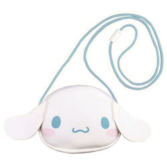 Hatakeyama Shoji Sanrio Pouch With Neck Strap - Cinnamoroll Face