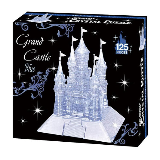 Beverly 50291 Crystal 3D Puzzle Grand Castle Blue (125 Pieces)